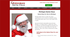 Desktop Screenshot of michigansantaclausllc.com